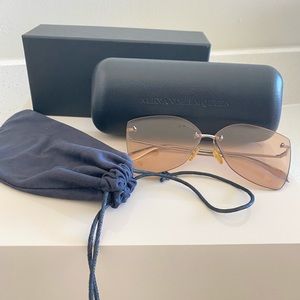 Alexander McQueen Aviator Sunglasses